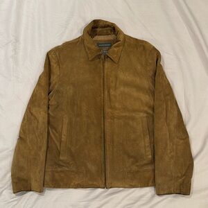 Banana Republic Suede Tan Leather Jacket